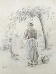 Die Frau unter dem Apfelbaum, ca. 1896